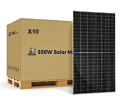 פאנל סולארי 10 יחידות 550W SUNLIGHT