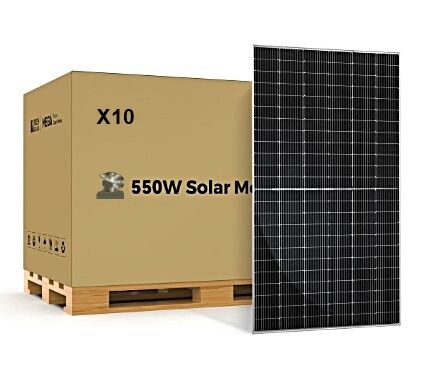 פאנל סולארי 10 יחידות 550W SUNLIGHT